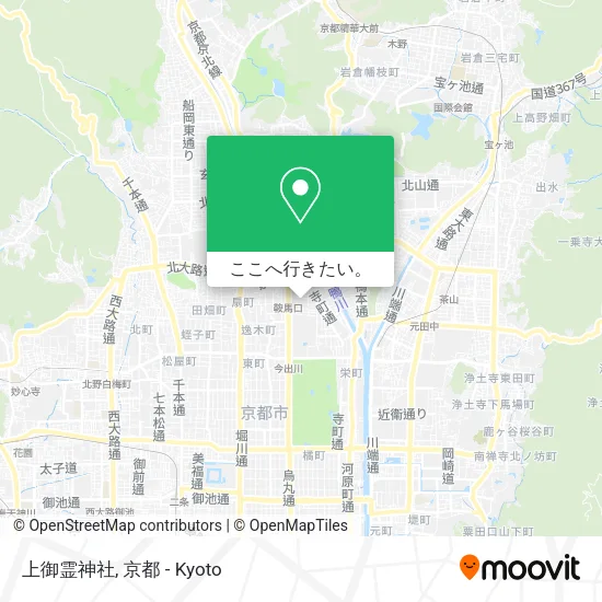 上御霊神社地図