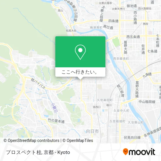 プロスペクト桂地図