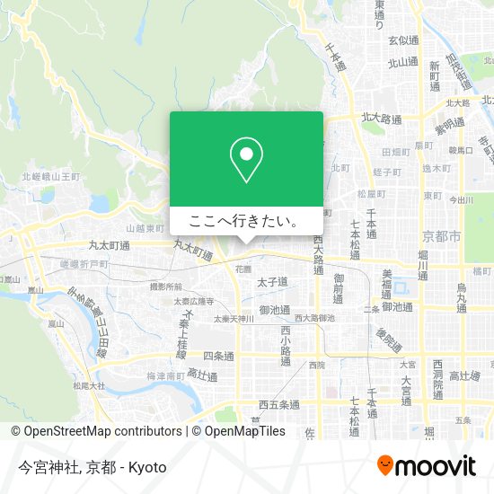 今宮神社地図