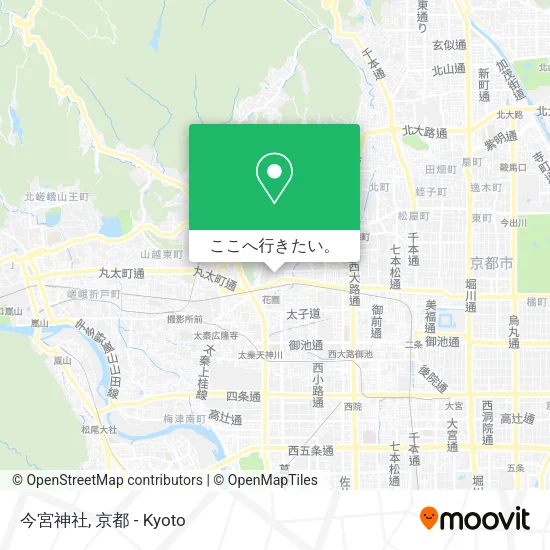 今宮神社地図