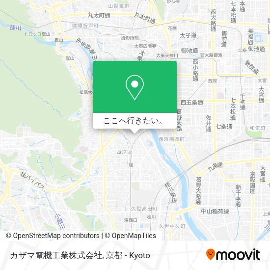 カザマ電機工業株式会社地図