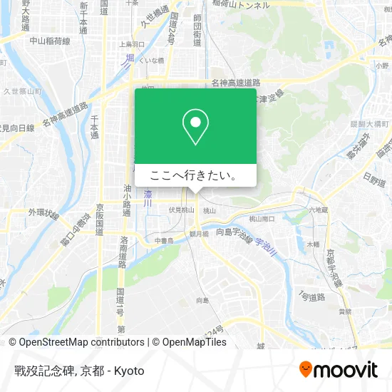 戰歿記念碑地図