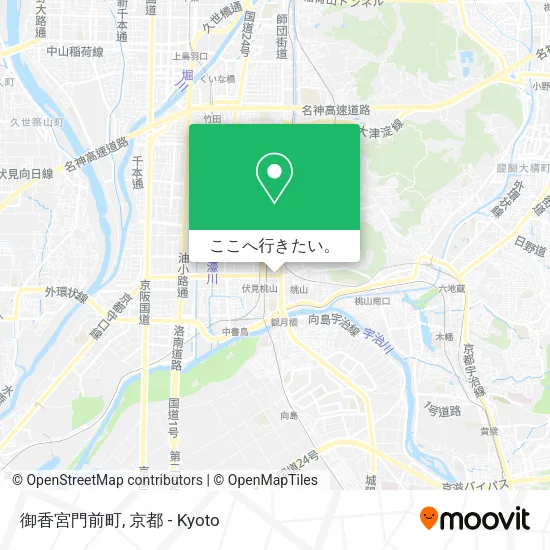 御香宮門前町地図