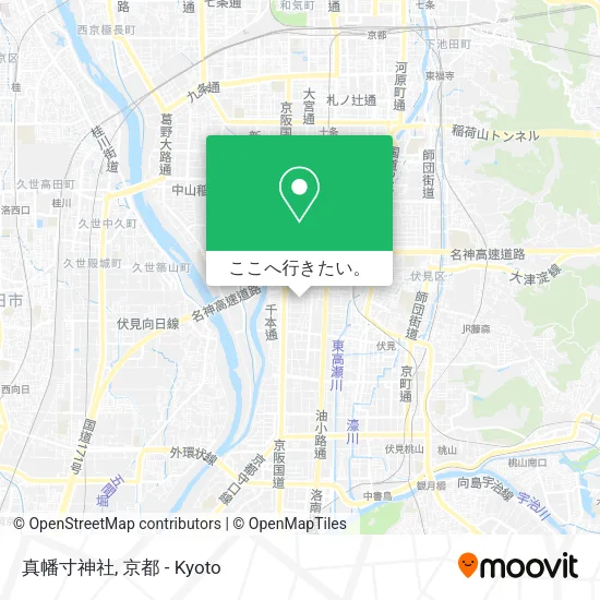真幡寸神社地図