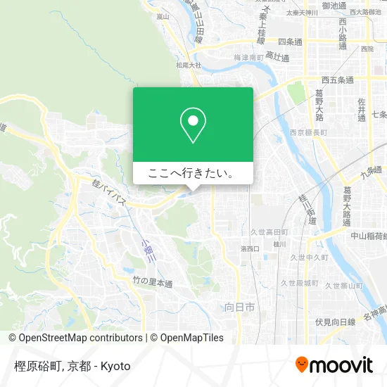 樫原硲町地図