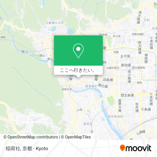 稲荷社地図