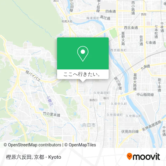 樫原六反田地図