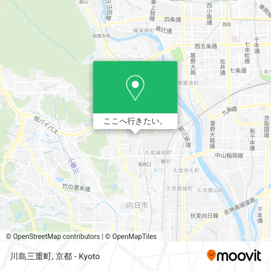 川島三重町地図