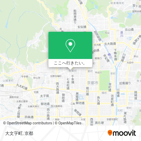 大文字町地図