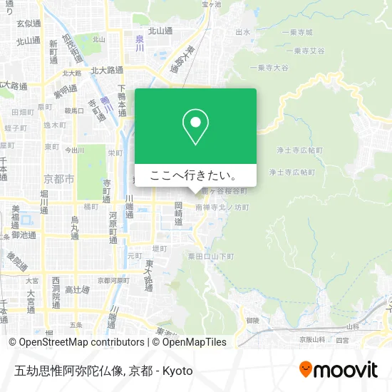 五劫思惟阿弥陀仏像地図