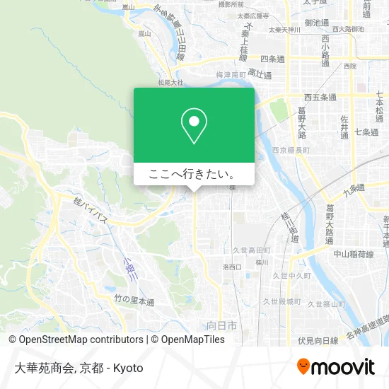大華苑商会地図