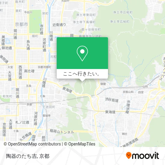 陶器のたち吉地図