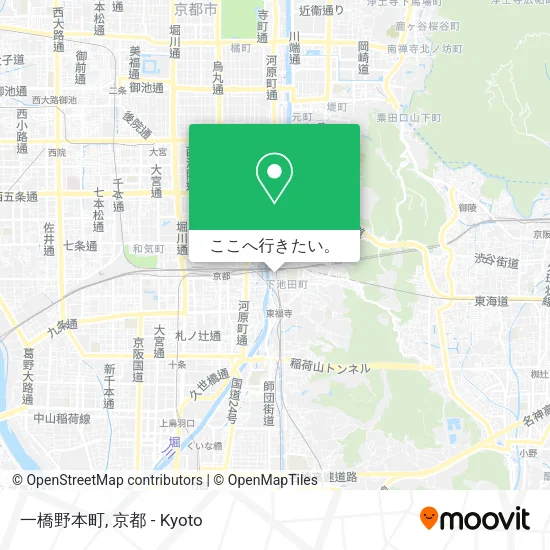 一橋野本町地図