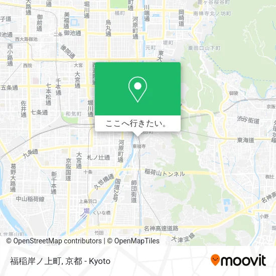 福稲岸ノ上町地図
