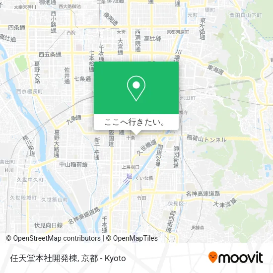 任天堂本社開発棟地図