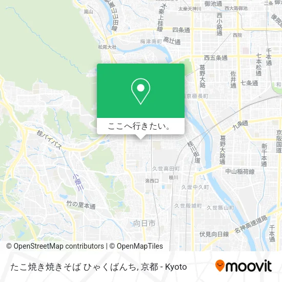たこ焼き焼きそば ひゃくばんち地図