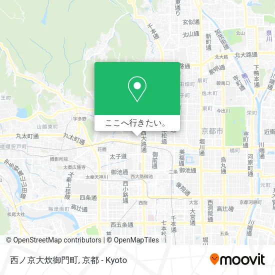 西ノ京大炊御門町地図