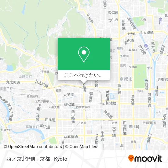 西ノ京北円町地図