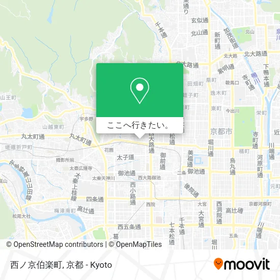 西ノ京伯楽町地図