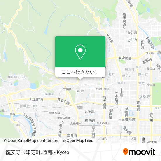 龍安寺玉津芝町地図