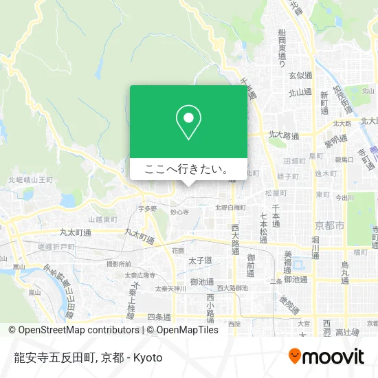 龍安寺五反田町地図
