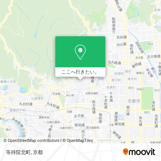 等持院北町地図