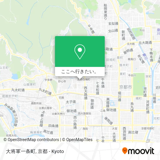 大将軍一条町地図