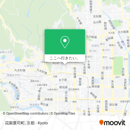 花園鷹司町地図