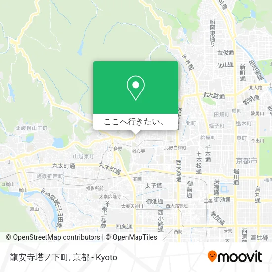 龍安寺塔ノ下町地図