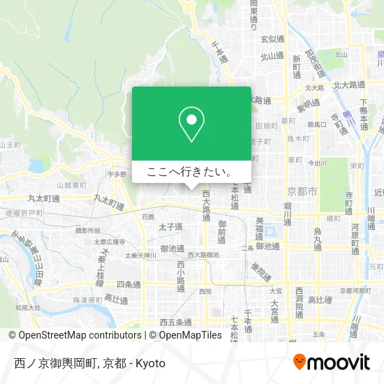 西ノ京御輿岡町地図