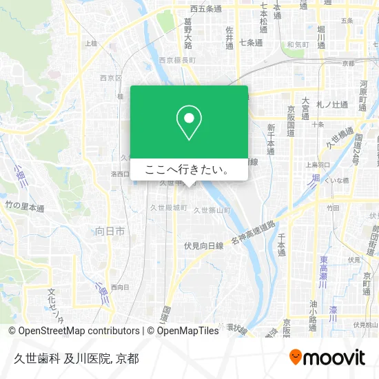 久世歯科 及川医院地図