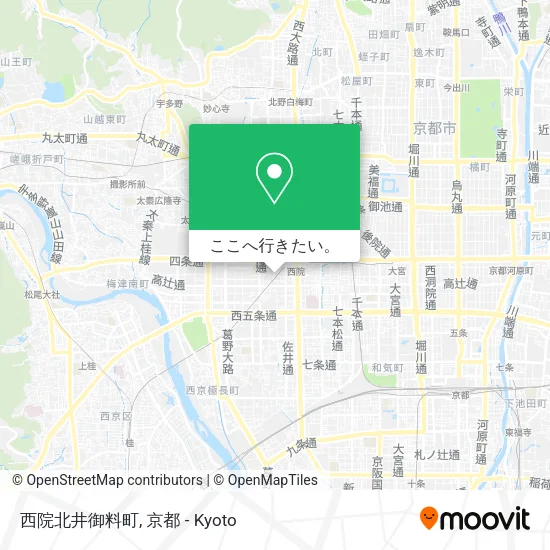 西院北井御料町地図