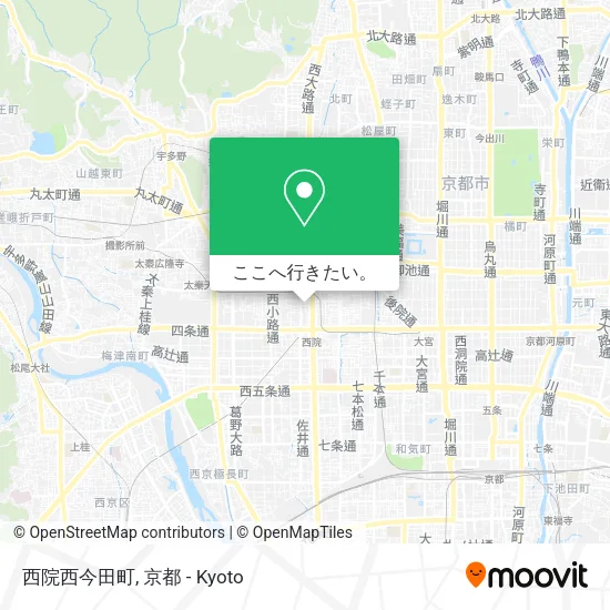 西院西今田町地図