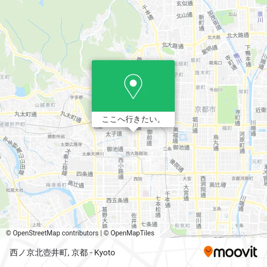 西ノ京北壺井町地図