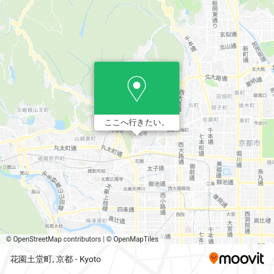 花園土堂町地図