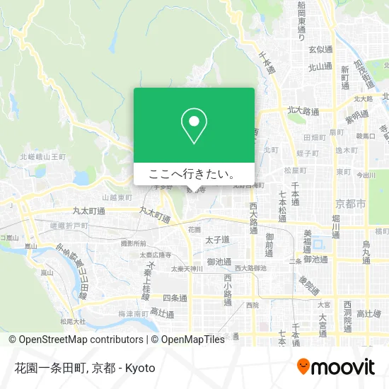 花園一条田町地図