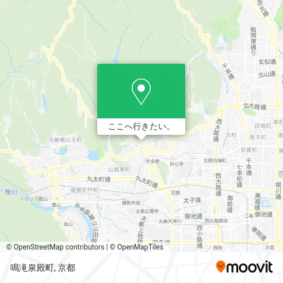 鳴滝泉殿町地図
