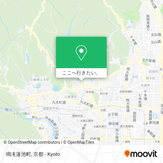 鳴滝蓮池町地図