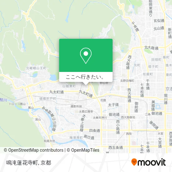 鳴滝蓮花寺町地図