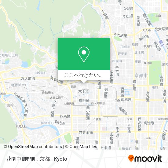 花園中御門町地図