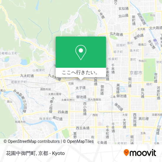 花園中御門町地図