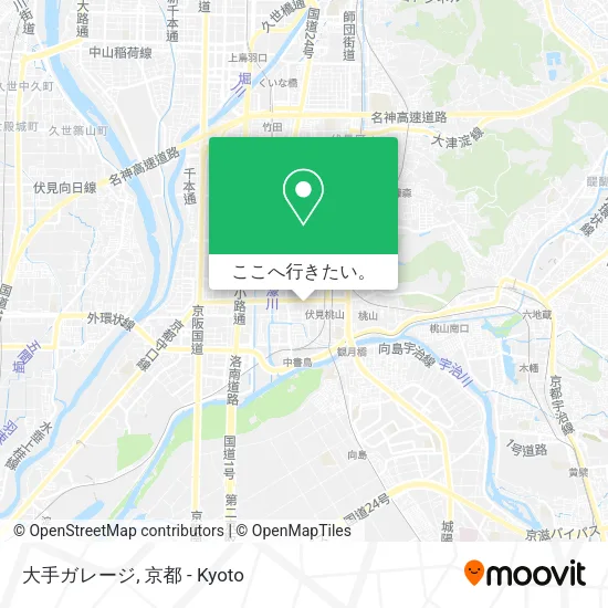 大手ガレージ地図