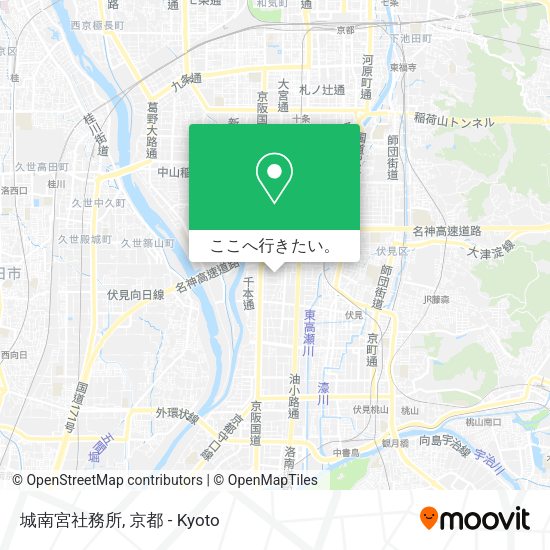 城南宮社務所地図