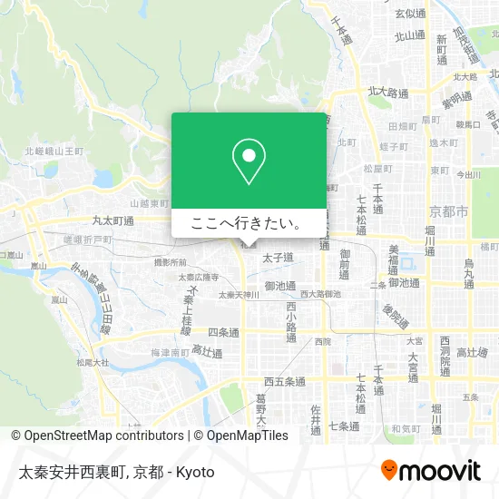 太秦安井西裏町地図