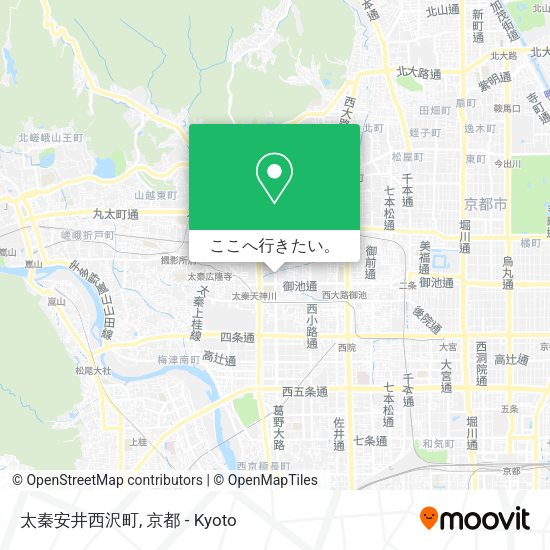 太秦安井西沢町地図