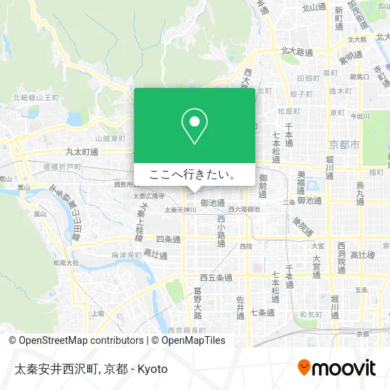太秦安井西沢町地図
