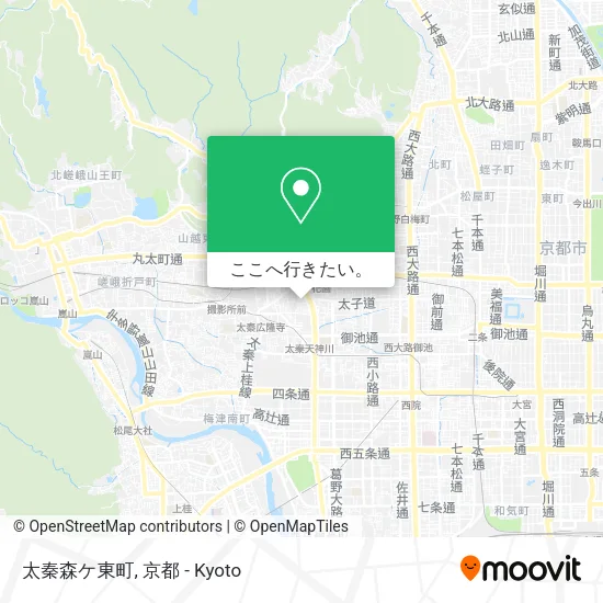 太秦森ケ東町地図