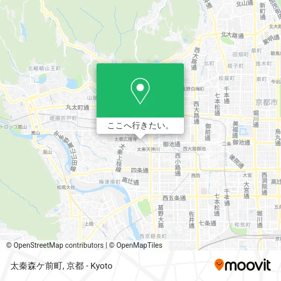 太秦森ケ前町地図