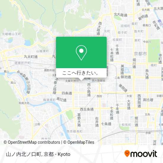 山ノ内北ノ口町地図
