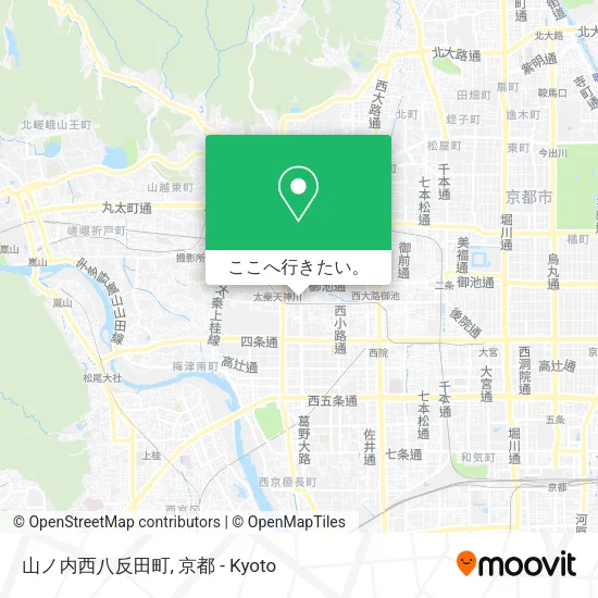 山ノ内西八反田町地図